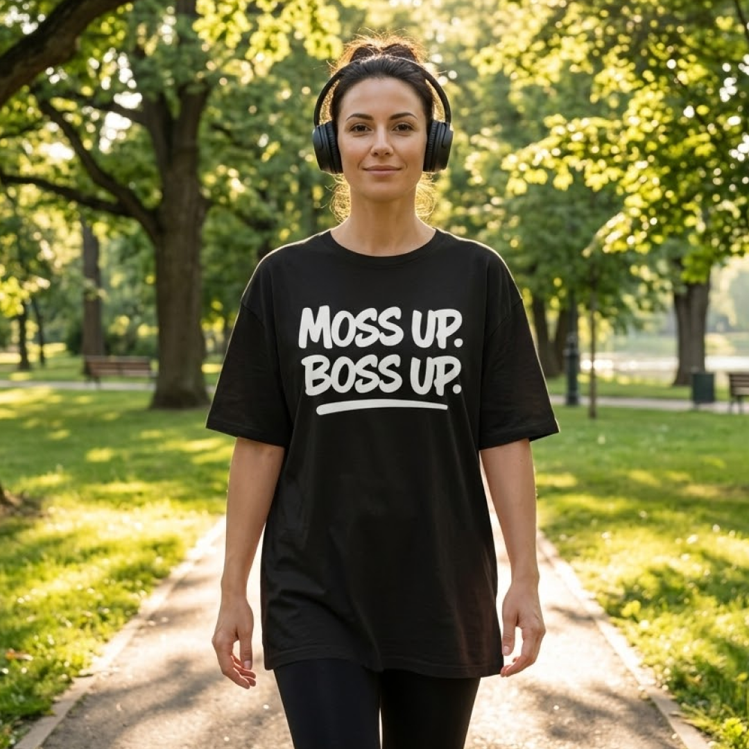 Moss Up. Boss Up Tee