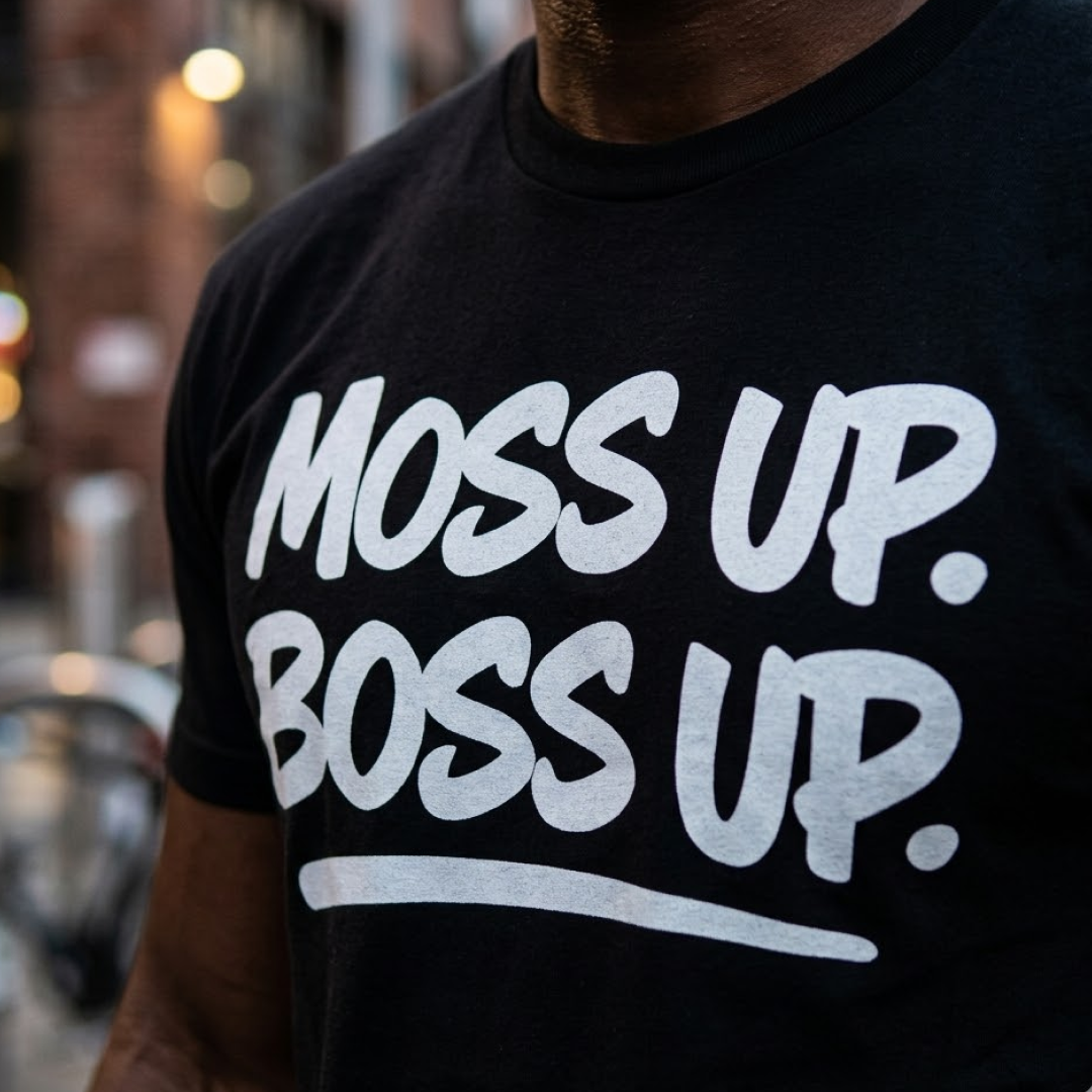 Moss Up. Boss Up Tee