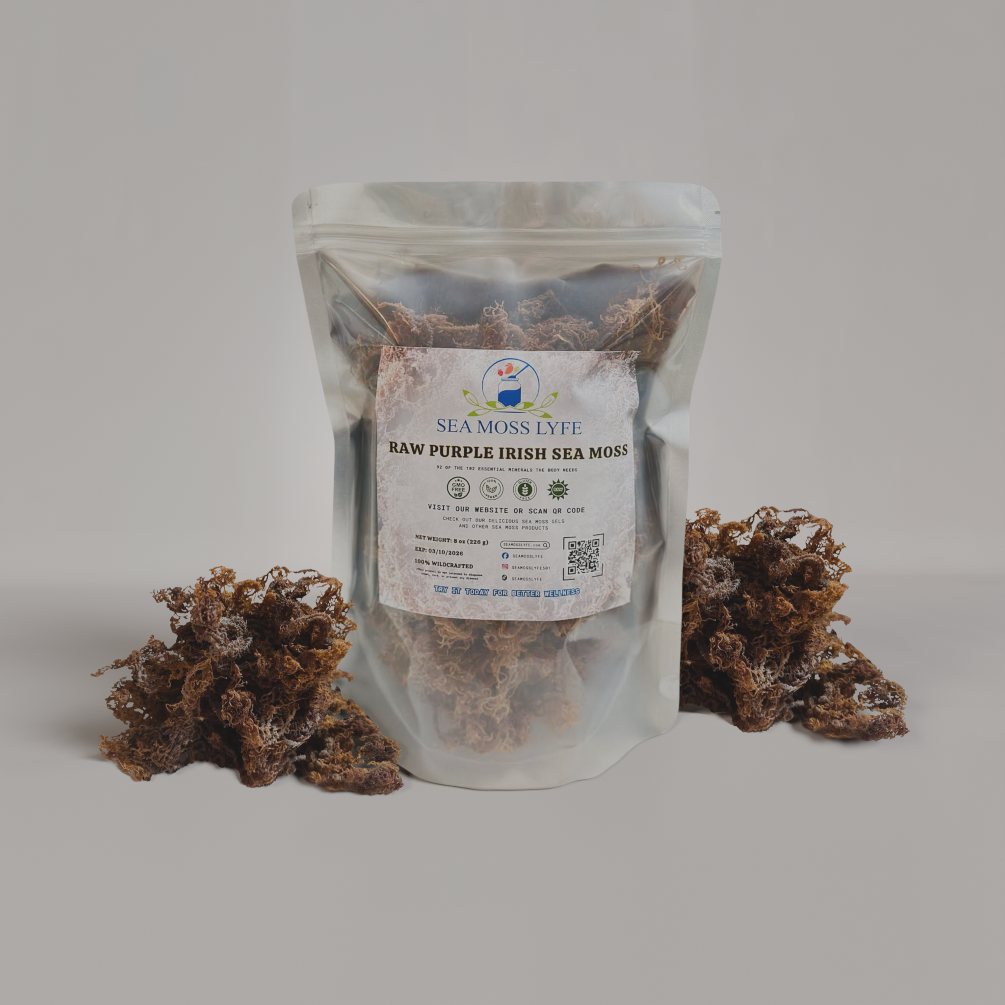 Raw Purple Irish Sea Moss