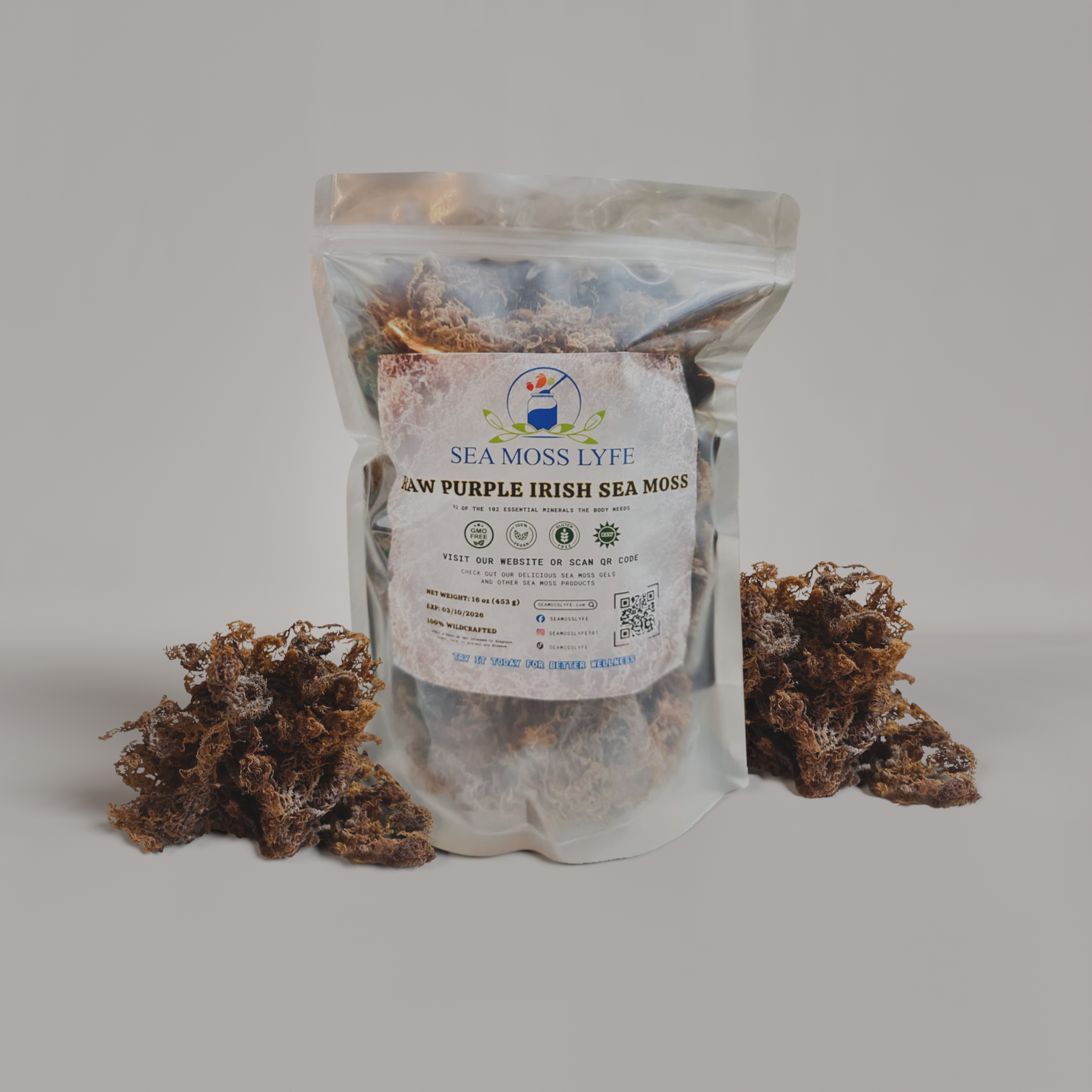 Raw Purple Irish Sea Moss