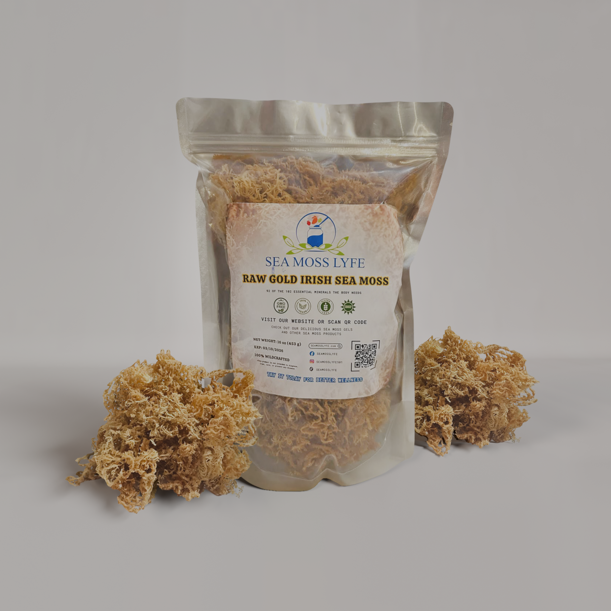 Raw Gold Irish Sea Moss