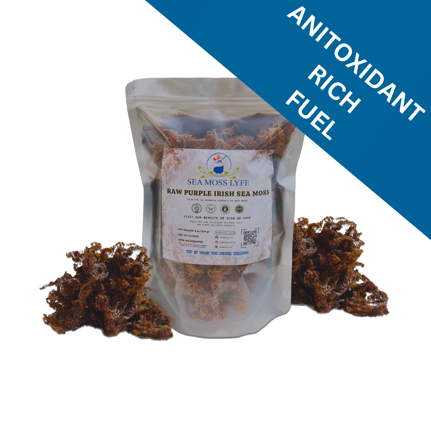 Raw Purple Irish Sea Moss