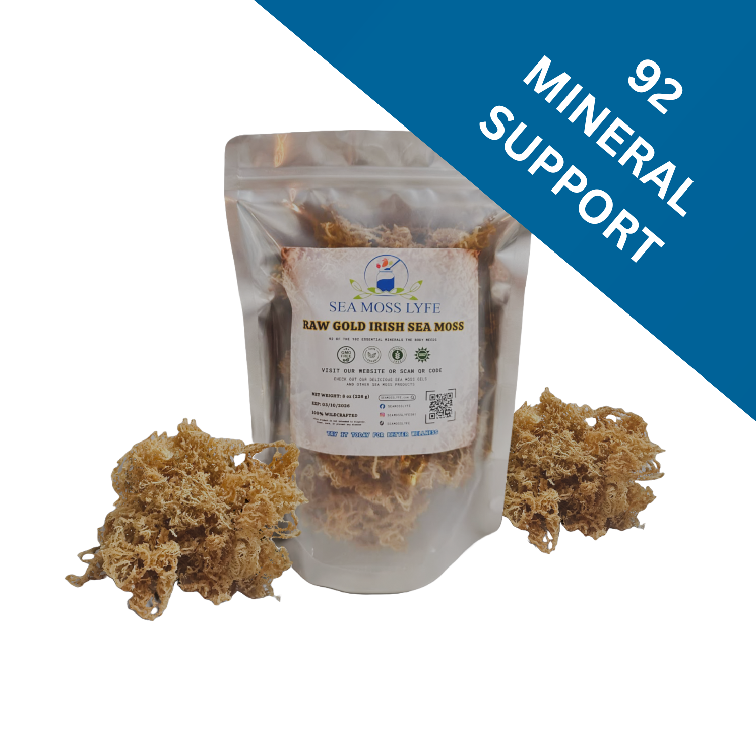 Raw Gold Irish Sea Moss