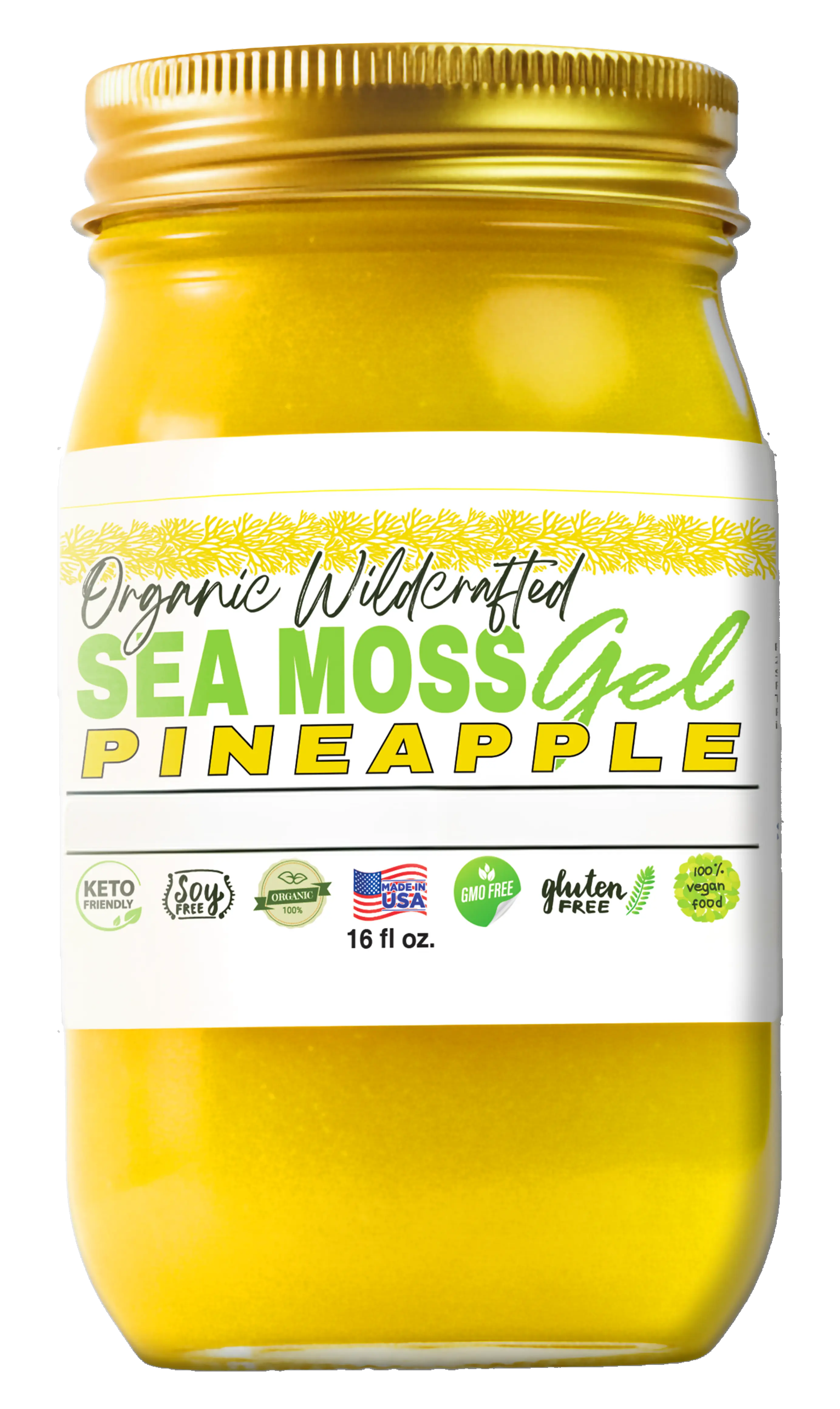 Pineapple Sea Moss Gel     16oz