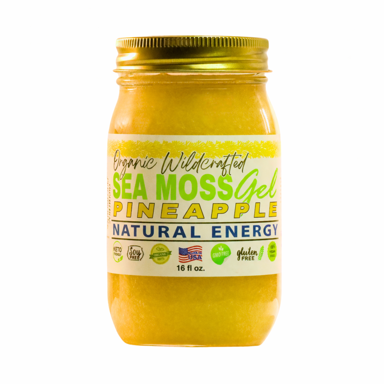 Pineapple Sea Moss Gel     16oz