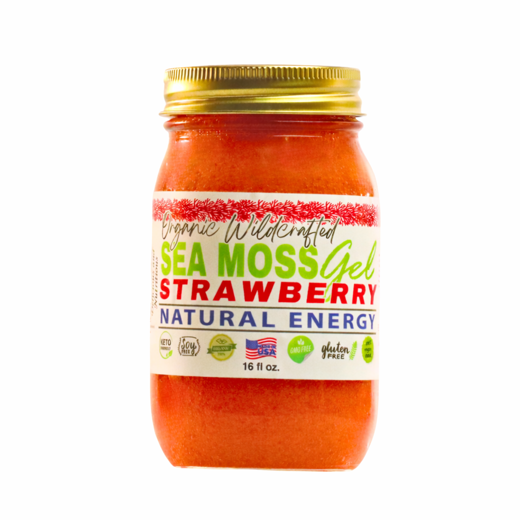 Strawberry Sea Moss Gel 16oz