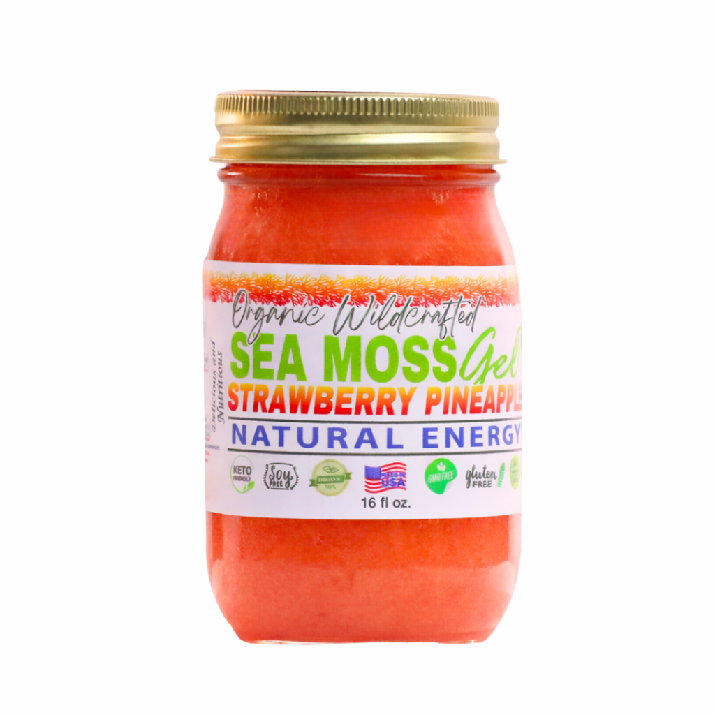 Strawberry Pineapple Sea Moss Gel 16oz